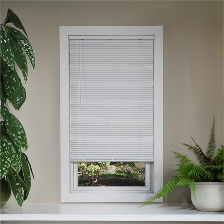 Vinyl Mini Blinds 1-Inch Cordless Room Darkening Blind for Windows - Starting