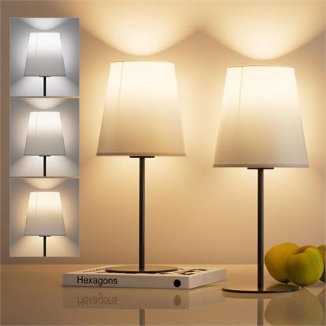 Wireless Bedside Lamps with Rechargeable Bulb, Cordless Table Lamp with Remote