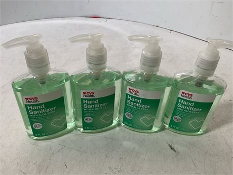 hand sanitizer 8 fl oz /4 bottles