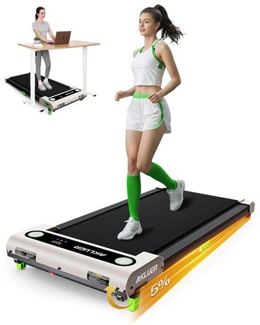 Walking Pad with Incline, Akluer Incline Walking Pad Treadmill for Home, 2.5 HP