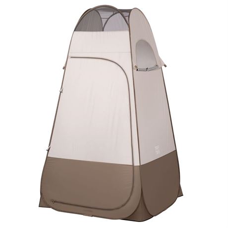 TRIPTIPS Pop Up Shower Tent with Floor Changing Tent with Mesh Window Camping