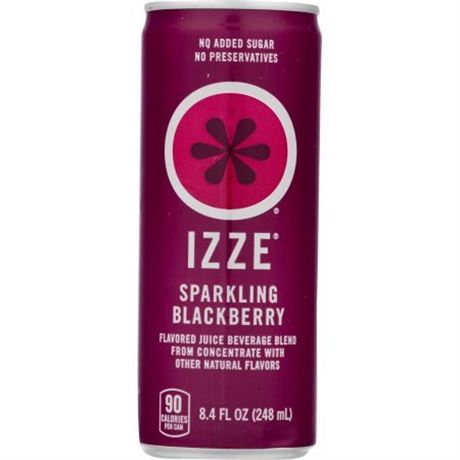 Fortified Sparkling Juice, Blackberry, 8.4 Oz Can, 24/carton