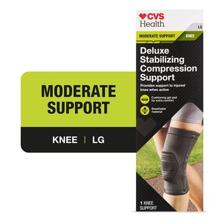 CVS Knee Deluxe Stabilizing Compression Support, Medium