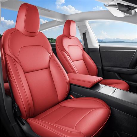 2024 Tesla Model 3 Highland Upgraded Car Seat Covers Nappa Leather Car Interior