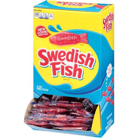 SWEDISH FISH  Red Fat Free Soft & Chewy Candy Changemaker  50.0 Oz