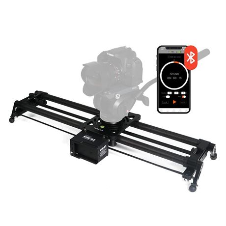 KONOVA P1S3 Wireless Motorized Carbon Slider Parallax Panorama Video for DSLR,