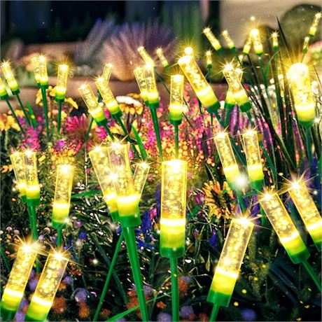 Solar Lights Outdoor Waterproof Upgraded Outdoor Solar Lights for Yard Patio