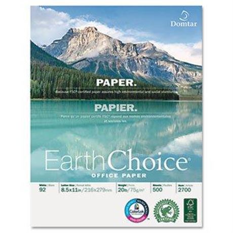 EarthChoice Office Paper 92 Brightness 81/2 x 11 White