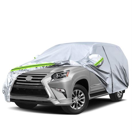 Waterproof Car Covers Replace for 2003-2025 Lexus GX 460 470, 6 Layers Silver