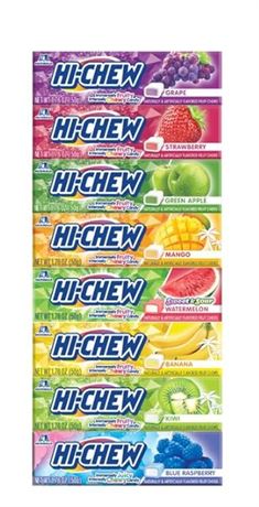 HI-CHEW Variety Sticks, 8-Pack, Soft & Chewy Candy, 1.76oz Each - Made with