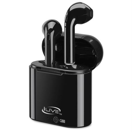 ILive True Wireless Bluetooth Earbuds in Black