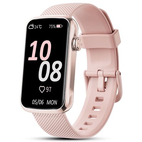 Tikland 1.47" Fitness Tracker, Smartwatch for Women Men with Multiple Sport