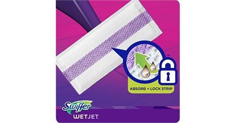 Swiffer WetJet Multi-Surface Floor Cleaner Pad Refill  24 Count  Fresh Scent