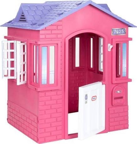 Little Tikes Cape Cottage House  Pink - Pretend Playhouse for Girls Boys Kids