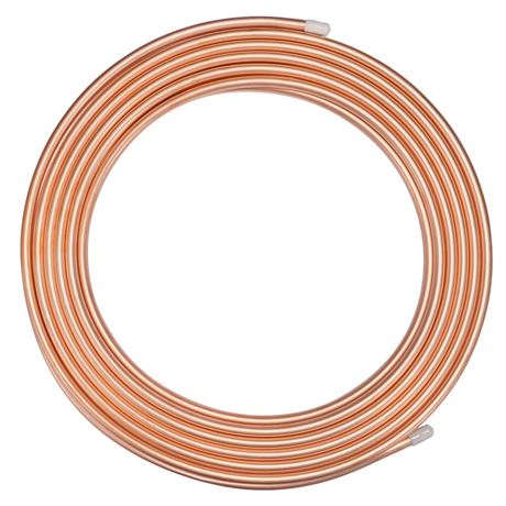 BELLA BAYS Copper Tubing 1/2" OD x 0.444" ID x 10Ft, 99.9% C12200 ASTM B280