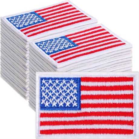 WILLBOND 30 Pieces USA Flag Patch American Flag Patch United States of America