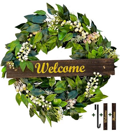 Wreaths, Eucalyptus Wreath, Elevate Your Spring with Outdoor and Indoor Wreath