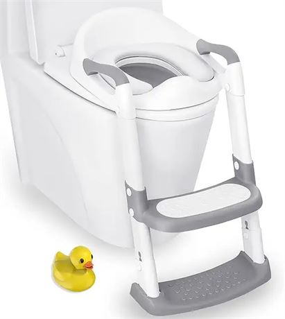 Potty Training Seat, Toddler Step Stool, 2 in 1 Potty Training Toilet for Kids,