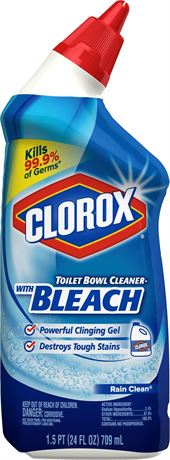 Clorox 24 Oz Rain Clean Toilet Bowl Cleaner/ 2 bottles