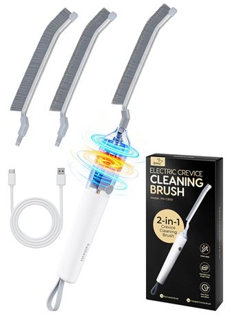 Reciprocating Deep-Clean Brush - Powered by Back-and-Forth Scrubbing Action &