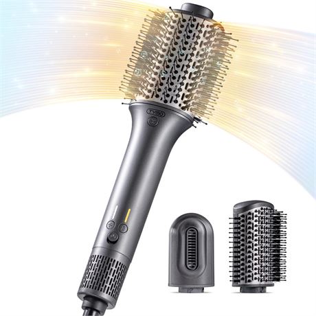 TYMO Hair Dryer Brush Blow Dryer Brush in One, Hot Air Brushes with 3 Barrels