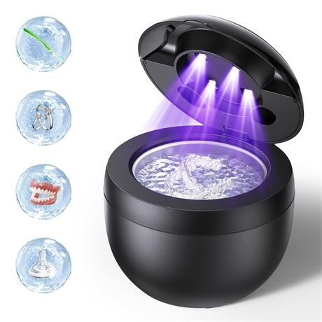 Ultrasonic Retainer Cleaner, Retainer Cleaner Machine for Dentures, Mouth