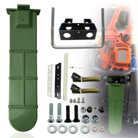 Universal Chainsaw Carrier with mounting kit for Tractors, ATVs, UTVs, Trucks,