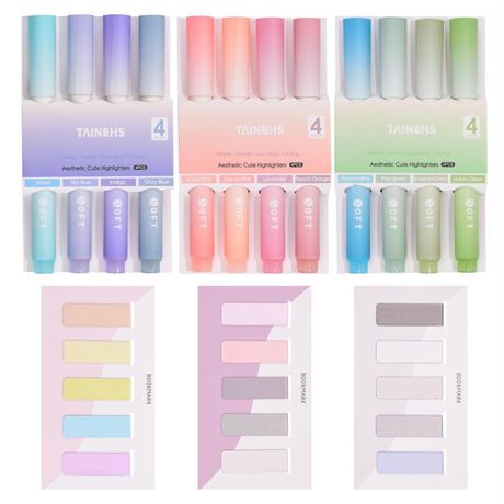 12 PCS of Highlighter and 15 PCS of Magnetic Bookmarks,Bible Highlighters No