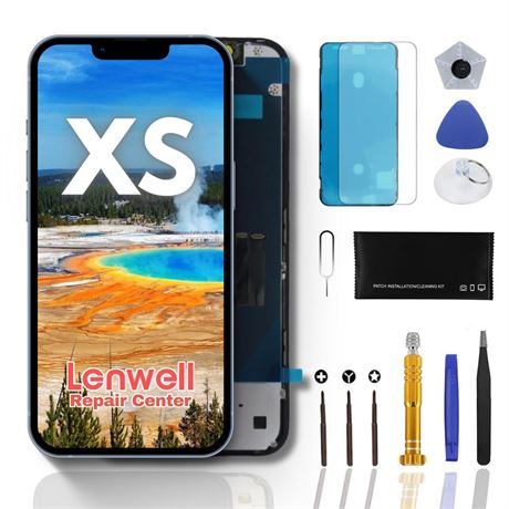 Screen Replacment for iPhone Xs Screen 3D Touch Screen Digitizer 5.8”LCD