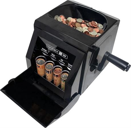 Nadex S18 Manual Coin Sorter and Coin Wrapper for U.S. Coins