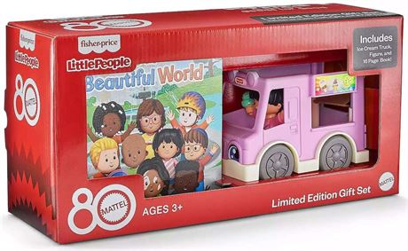 Little People Ice Cream Truck Playset & Book