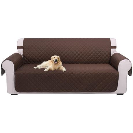 U-NICE HOME Reversible Sofa Cover Couch Cover for Dogs with Elastic Straps