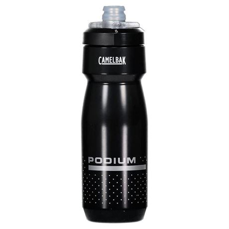 CamelBak Podium Bike Water Bottle 24oz, Black 24 Ounces Black