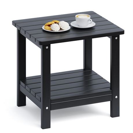 UDPATIO Outdoor Side Table for Patio, 19 x 16 inches Adirondack Table Poolside