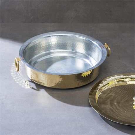 Brass Lagaan | Cookware and Serveware | Pure Brass for Ayurvedic Health