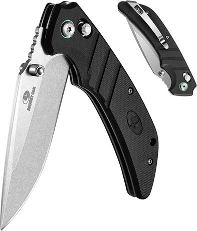 Mossy Oak Hunting Knife with Sheath, 8.5-inch Full-tang Fixed Blade Knife,