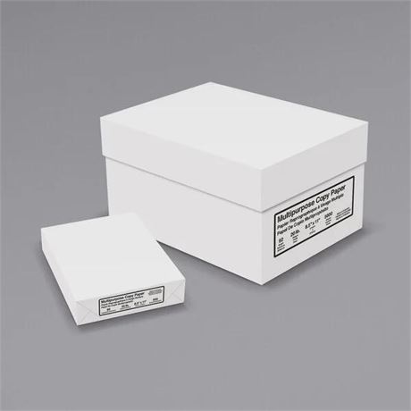Copy Paper White 8 1/2” x 11” 5000 Sheets