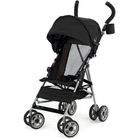 Kolcraft Cloud Black Umbrella Stroller, Black