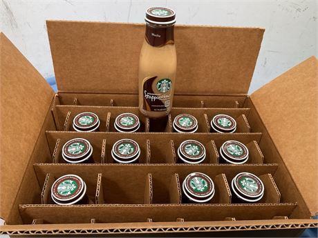 Starbucks Frappuccino Coffee Drink, Mocha, 13.7 fl oz Bottles (12 Pack)