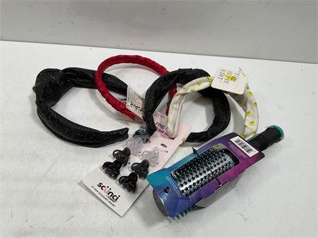 OFFSITE Miscellaneous Hair Bands/ Items  & 
1- Conair Professional Large Round