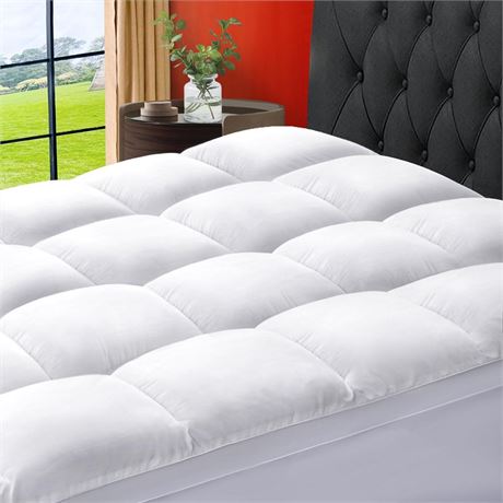 SOPAT Mattress Topper Queen Size Extra Thick Mattress Pad 8-21" Deep Pocket