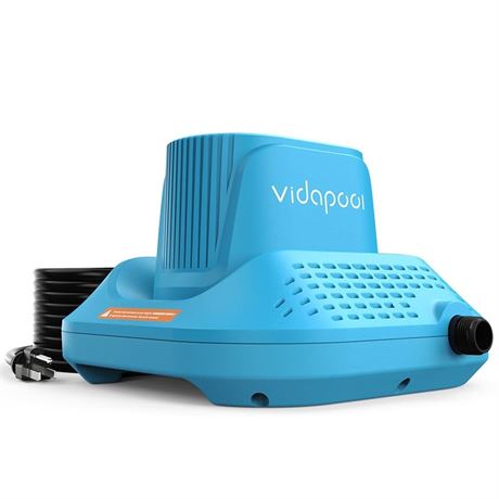 1/2 HP Pool Cover Pump Automatic On Off, Submersible Sump Pump Inground/Above