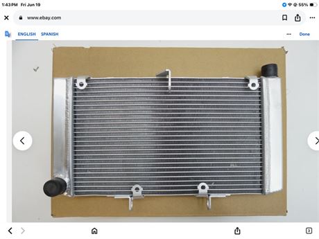 Honda CB600 Hornet F F3 F3A FA N NA S engine cooling water radiator 2007-2013