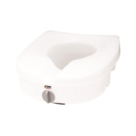 E-Z Lock Raised Toilet Seat without Handles