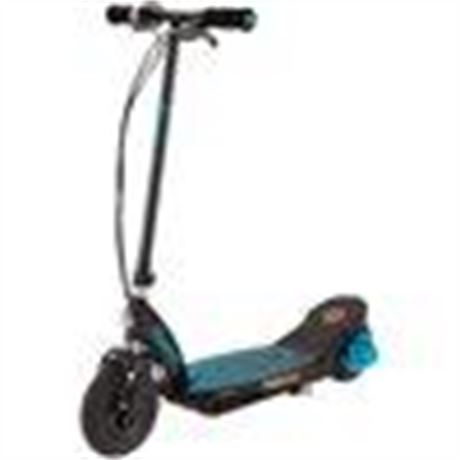 Razor Black Label E100 Electric Scooter – Blue  up to 10 Mph  8  Pneumatic