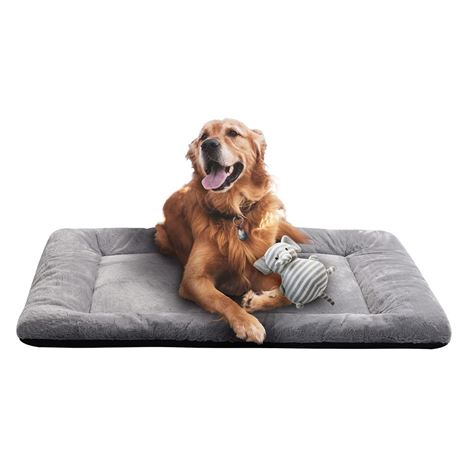 VERZEY Crate Pad for Large Dogs Fit Metal,Ultra Soft Bed Washable & Anti-Slip