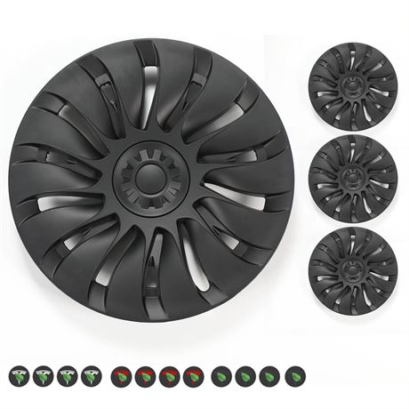 Tesla Model Y 19 Inch Wheel Cover,4 pcs Hubcaps fit for Model Y Accessories