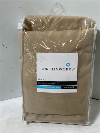 curtainworks Kendall 52x108 in light brown color