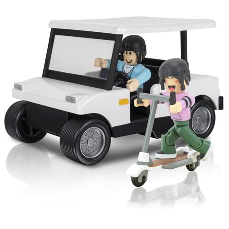 Roblox Celebrity Collection - Brookhaven: Golf Cart Deluxe Vehicle [Includes