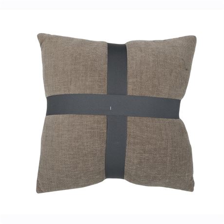 Mainstays 18" x 18" Solid Chenille Washed Stone Polyester Decorative Pillow Set